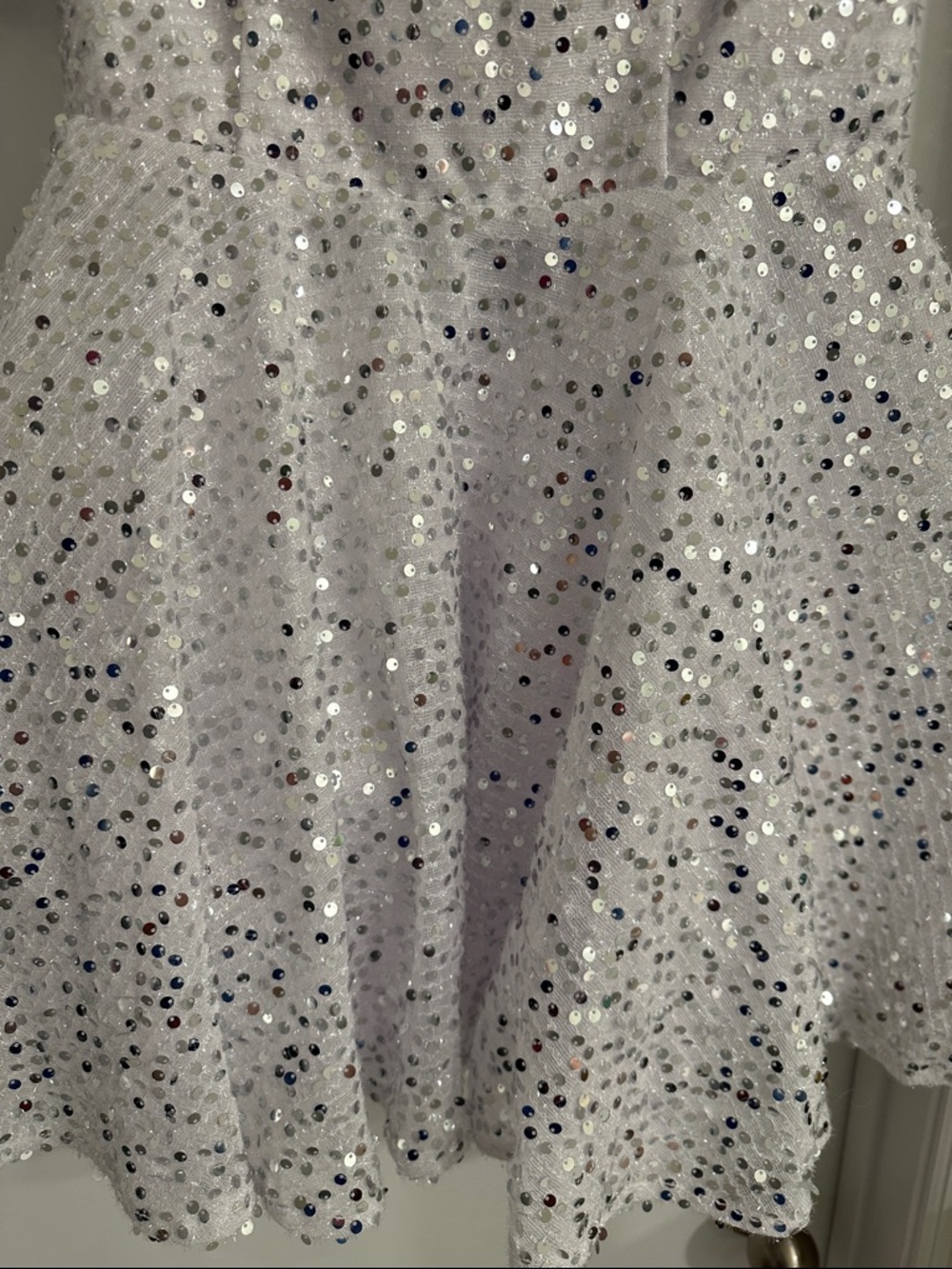 Sequin Party Dress with Oversized Bow - Picture 5 of 11